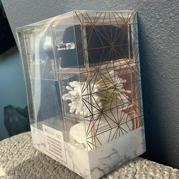 Beauty set acrylic clear tinted organizer (thinks-pace) - Picture 3 of 7